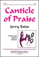 Canticle of Praise Three-Part Mixed choral sheet music cover